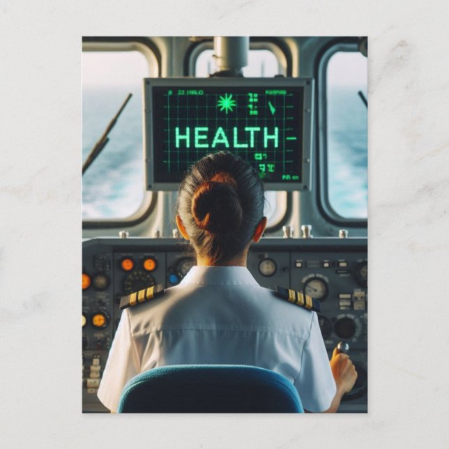 Visualizing HEALTH Get Well Card Vykort (Framsida)