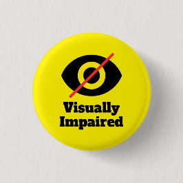 Visually Impaired Yellow Button Knapp