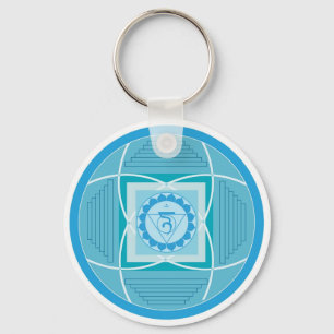 Visuddha Chakra Mandala Nyckelring