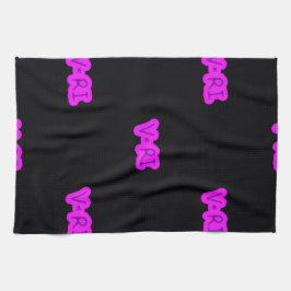 Visuell dragning kökshandduk