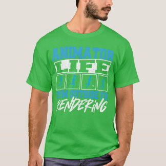 Visuell konstnär Tecknad animatör 3D-animation Fan T Shirt