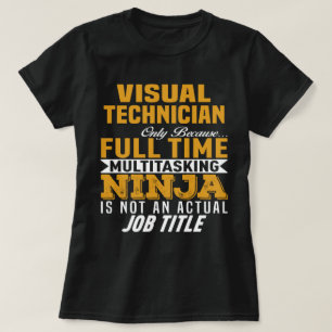 Visuell tekniker t shirt