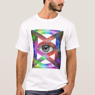 Visuellt hjälpmedelmönster t-shirt