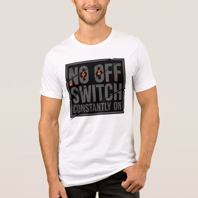 VISUELLT KONCEPT: Överdimensionerad förvrängd boks T Shirt (Framsida)