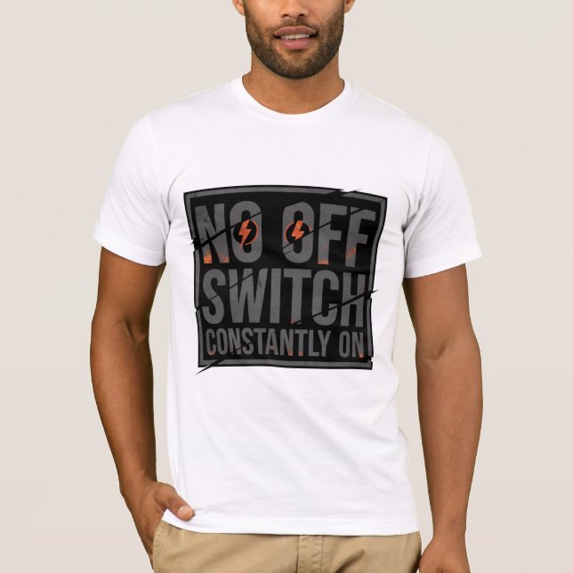 VISUELLT KONCEPT: Överdimensionerad förvrängd boks T Shirt (Framsida)