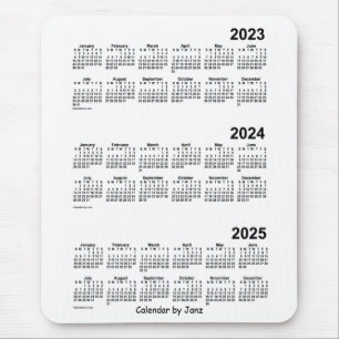 Vit 2023-2025 3 år kalender vid Janz Musmatta