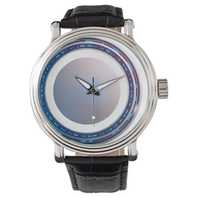 Vit 3D-designer  Armbandsur (Framsida)