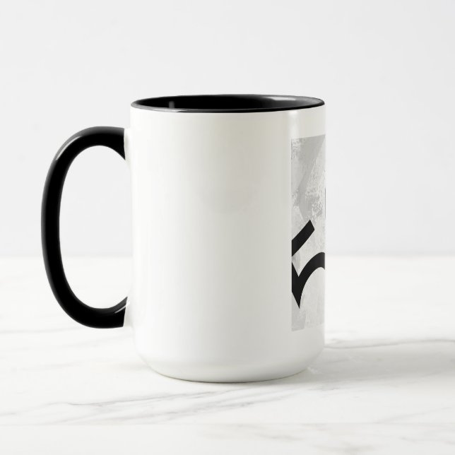 Vit 50-årsjubileum mugg (Vänster)