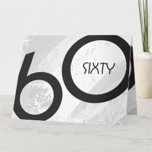Vit 60-årsjubileum kort