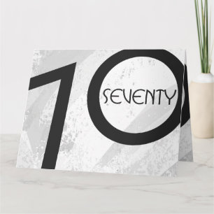 Vit 70-årsjubileum kort