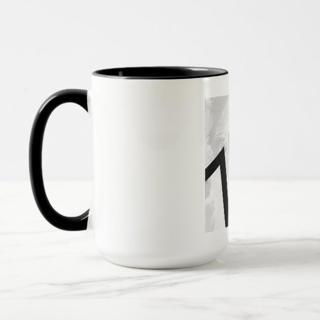 Vit 70-årsjubileum mugg (Vänster)