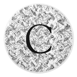 Vit Abstrakt Rökare för ringrumsdekaler för tätbeb Knopp