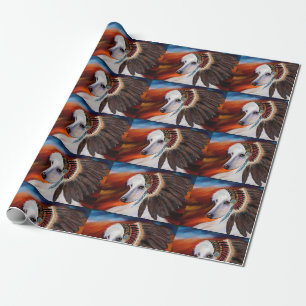 Vit Afghansk hund Presentpapper