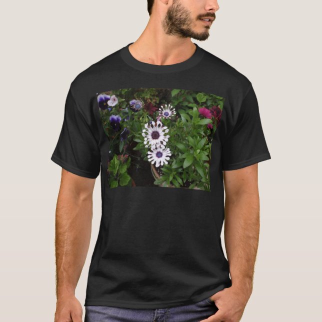Vit afrikansk margarita tee shirt (Framsida)