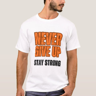 Vit aldrig Ge uppåt T Shirt