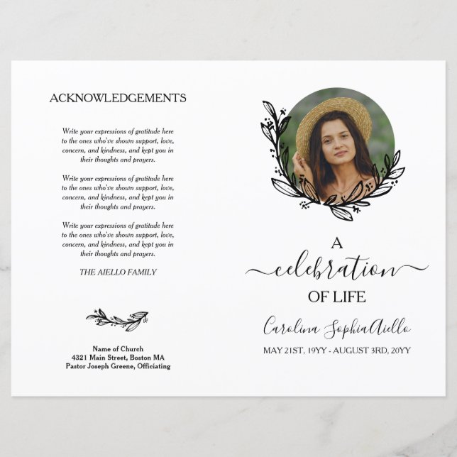 Vit andedräkt Firande i Life-programmet (Framsida)