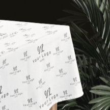 Vit Anpassningsbar Business Logotyp mönster Brande