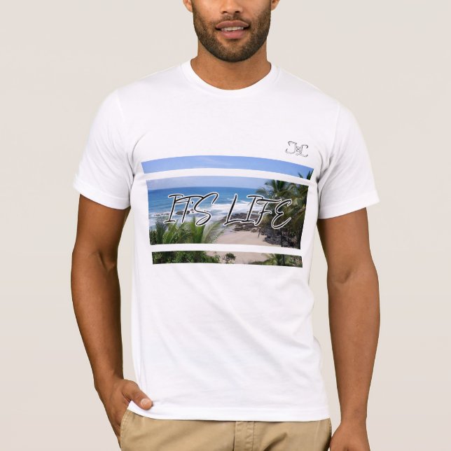 Vit är det livstrandt-skjortan t shirt (Framsida)