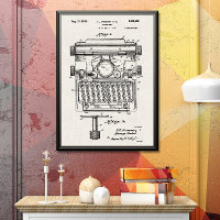 Vit arbetsyta | Typewriter-patent