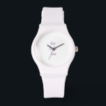 Vit Armbandsur<br><div class="desc">White Silicone Watch</div>