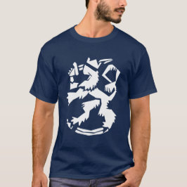 Vit Arty Lejon Mörk T-Shirt