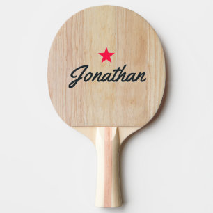 Vit ask trä Vintage Star Signature Pingisracket