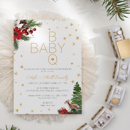 Vit babystövel, vanlig jul inbjudningar