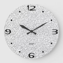 Vit badrumsväggklocka Ny hem Tidmätare Hem 