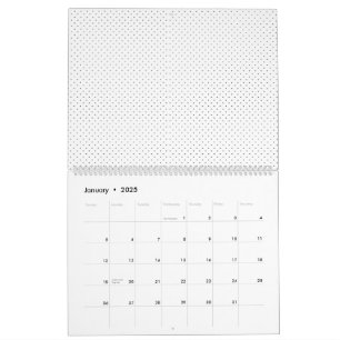 Vit bakgrund med en mönster av liten kalender