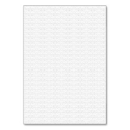 Vit bakgrund med ett upprepat mönster av små bordsnummer