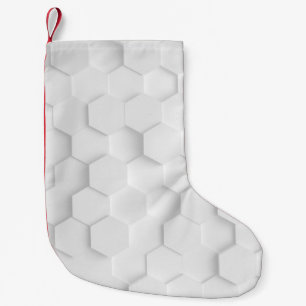 Vit bakgrund struktur. 3d illustration, 3d. liten julstrumpa