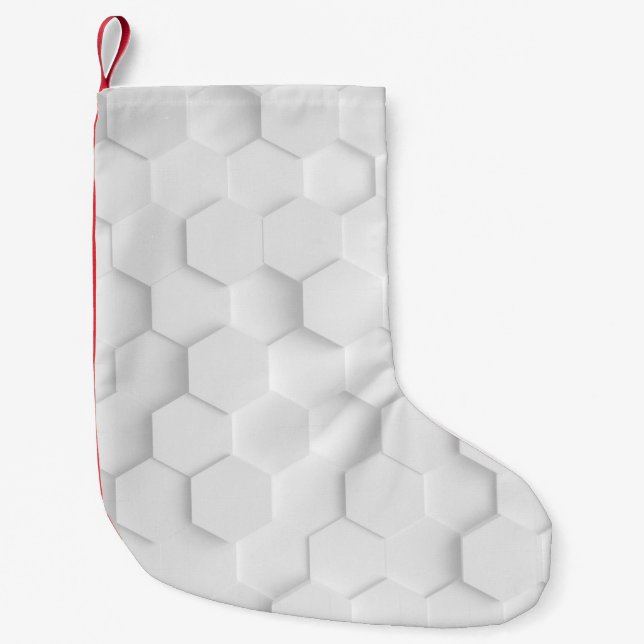 Vit bakgrund struktur. 3d illustration, 3d. liten julstrumpa (Framsidan)