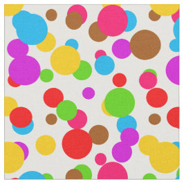 Vit bakgrundsfärglös polkaudatdesign tyg