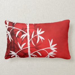 Vit bamboröd lumbarkudde