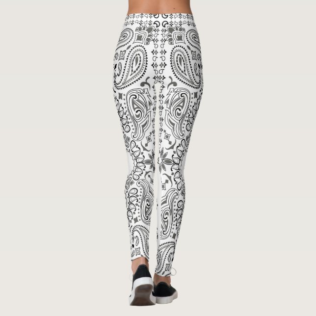 Vit bandana leggings (Baksida)