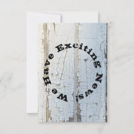 Vit barn Wood Rustic Save Date