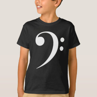 Vit Basf Clef Musik Symbol Musikälskare T Shirt