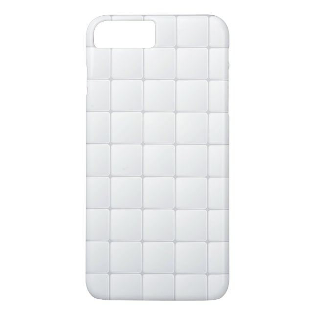 Vit belägger med tegel Case-Mate iPhone skal (Baksida)