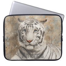 Vit bengal Tiger Watercolor Monogram