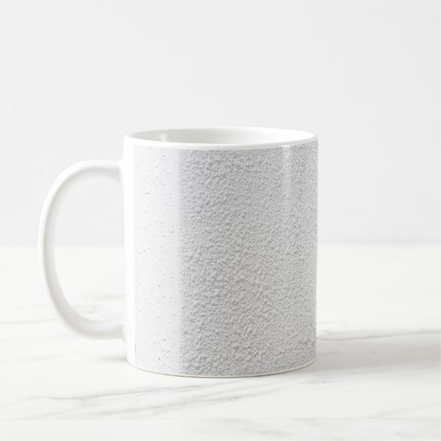 Vit betongvägg kaffemugg (Vänster)