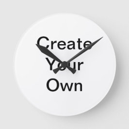 Vit bild här, väggklocka