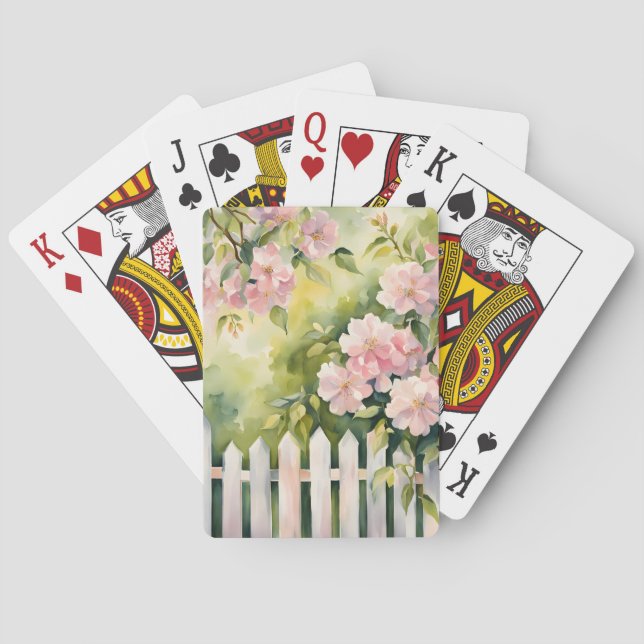 Vit biljettstängsel casinokort (Baksidan)