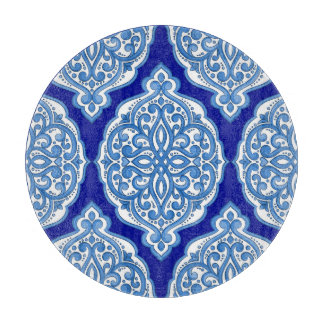 Vit-blå, turkisk ornament.