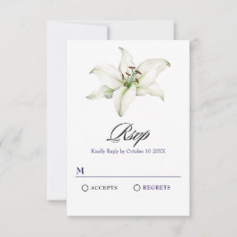 Vit bläckblomma OSA kort