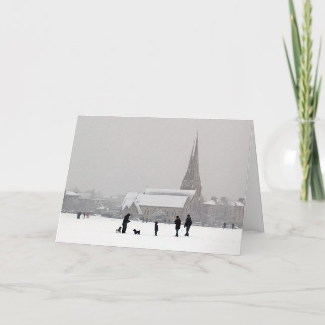 Vit Blackheath Helgkort (Framsida)