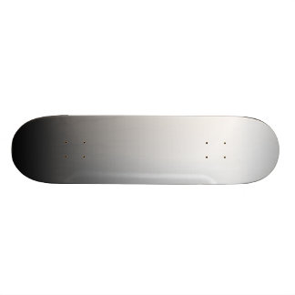 Vit bleknar på svart bleknar skateboard bräda 19,5 cm