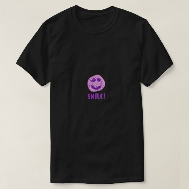 Vit blodcell leende Neutrofil  T Shirt (Design framsida)