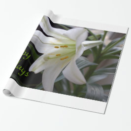 vit blomkål God jul helgdag Presentpapper