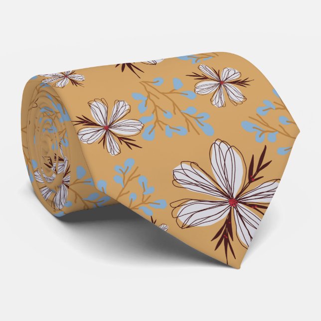 VIT BLOMMA, BEVÄXTFÄRGAD BAKGRUND SLIPS (Rullad)