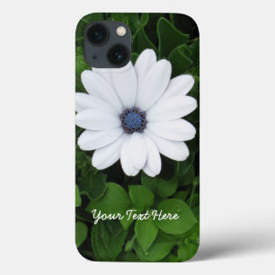 Vit blomma iPad-väska